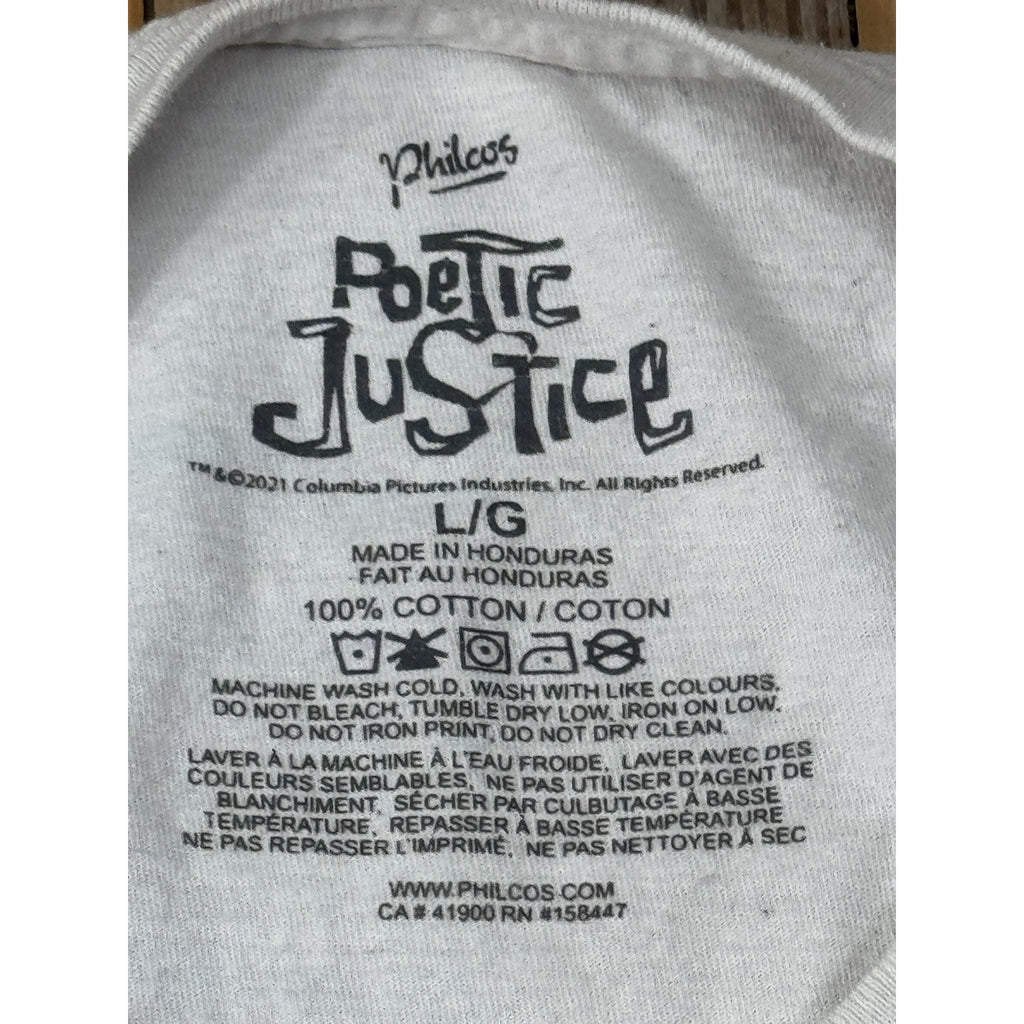 Poetic Justice Shirt Men's Large Short Sleeve 1993 I Think You Kinda Fly Tie-dye