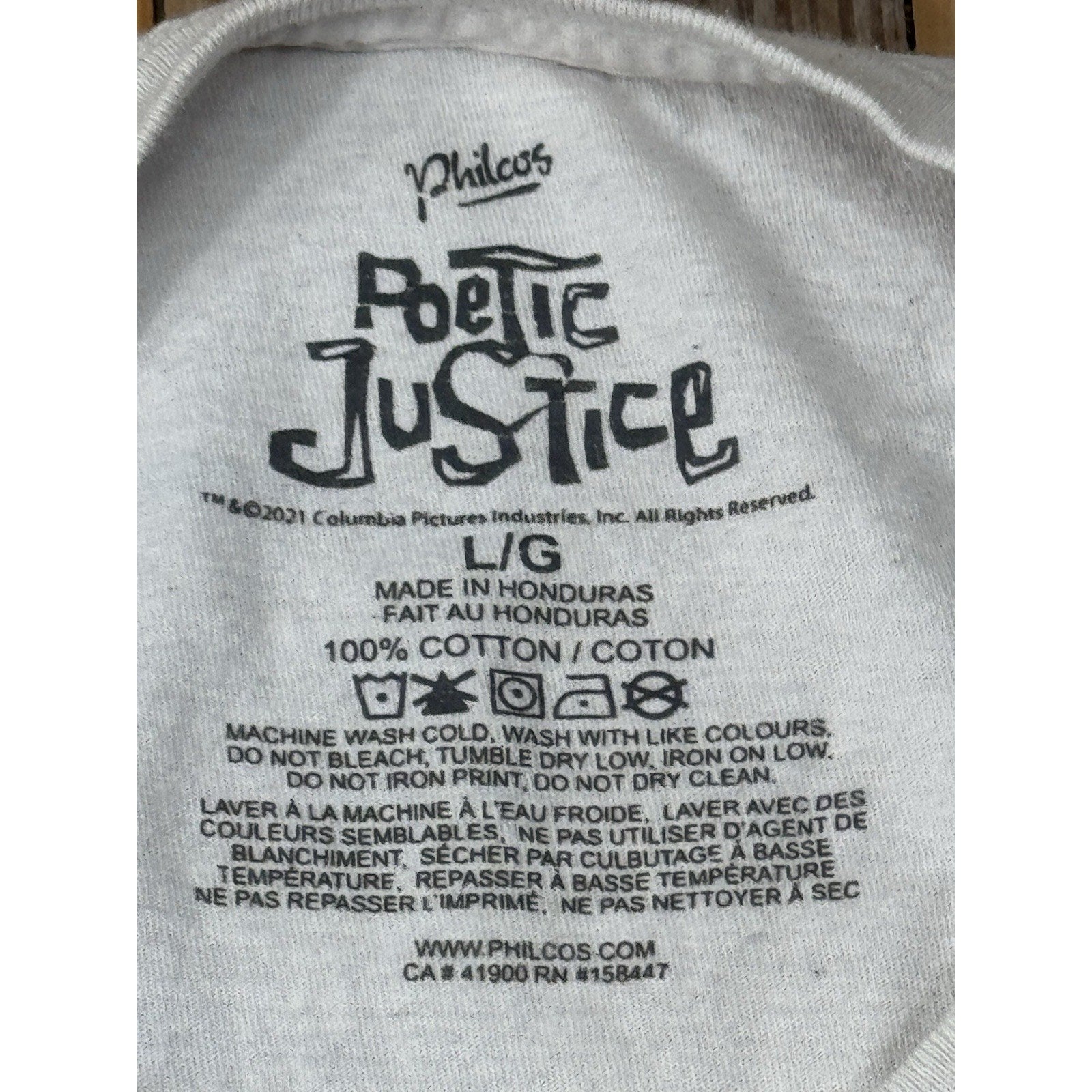 Poetic Justice Shirt Men's Large Short Sleeve 1993 I Think You Kinda Fly Tie-dye