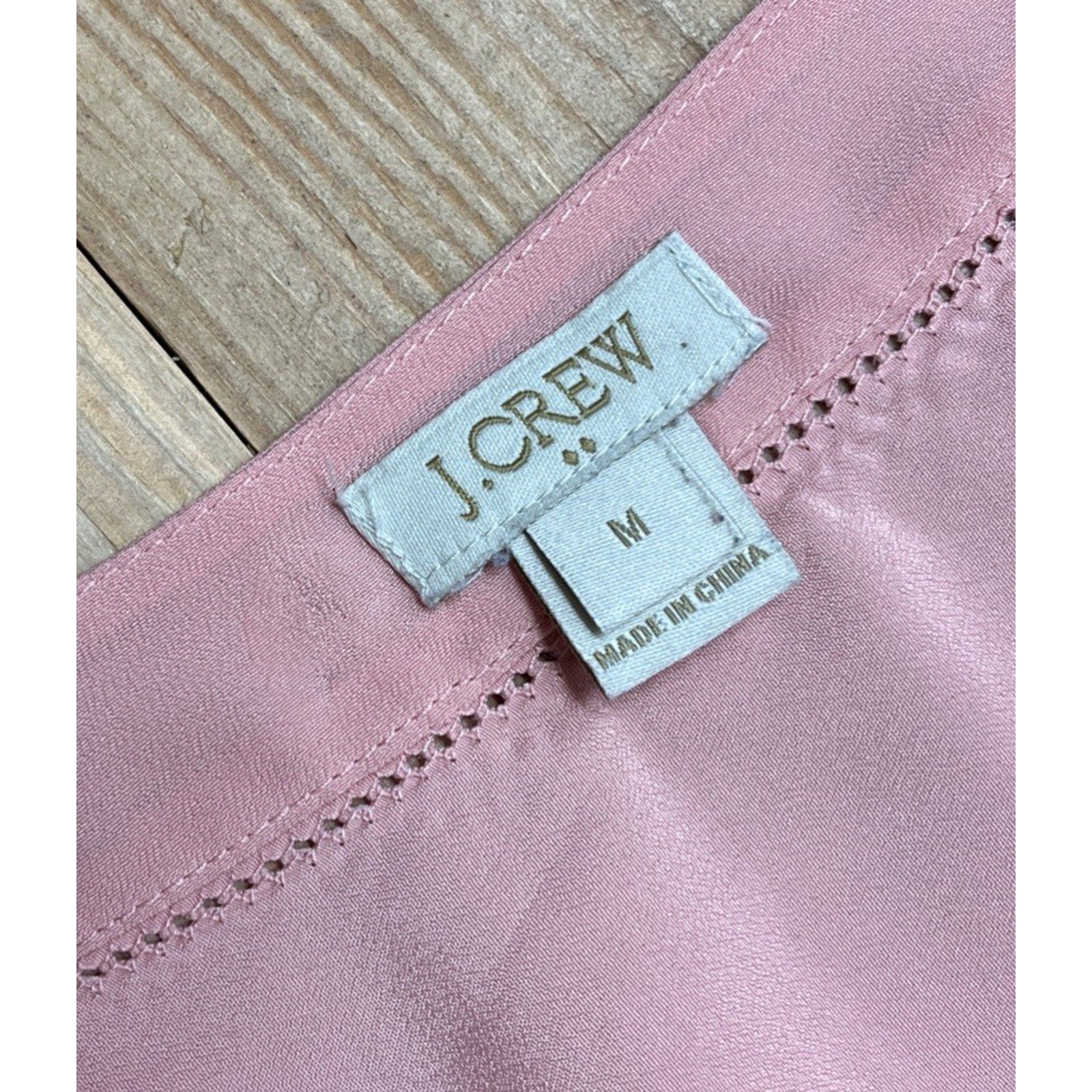 J.Crew Long Sleeve M Drapey V-Neck Top Size Medium