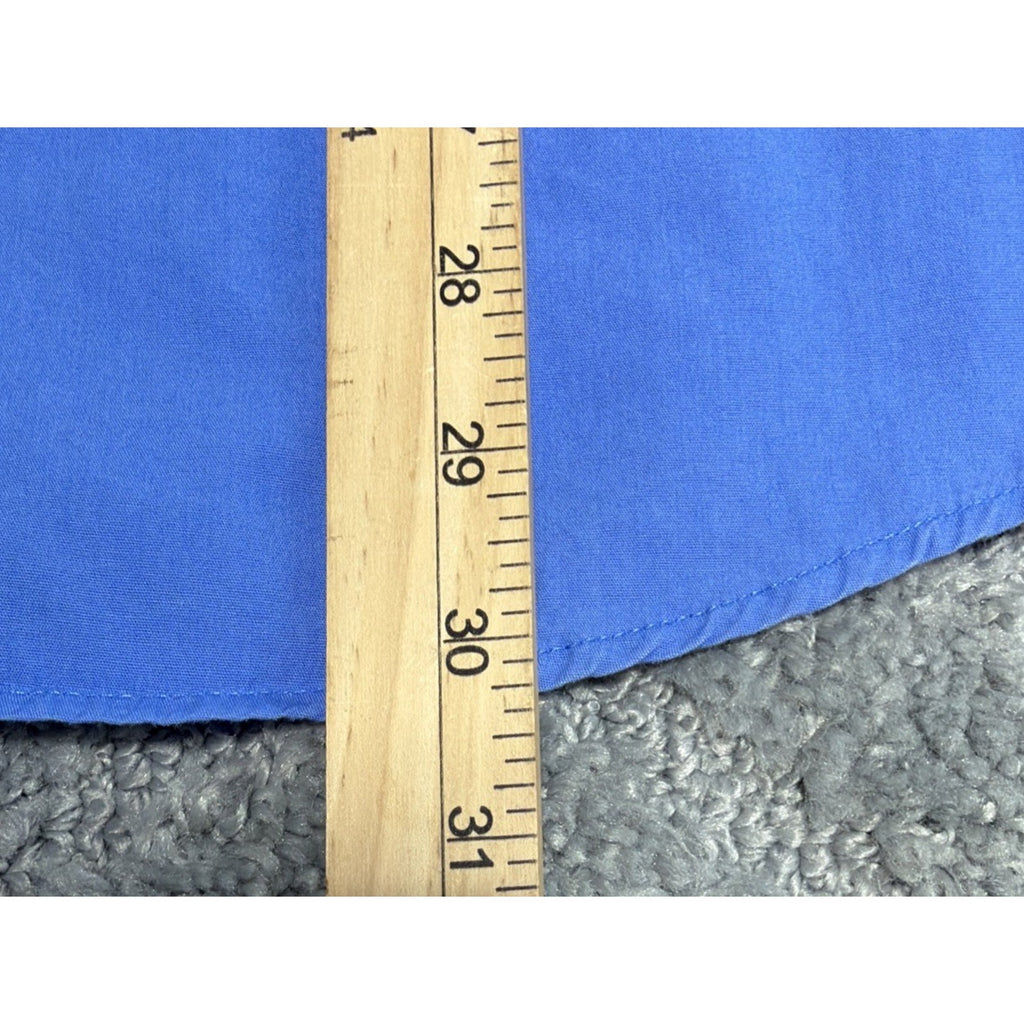 Columbia PFG Short Sleeve Caped Fishing Shirt Medium Royal Blue