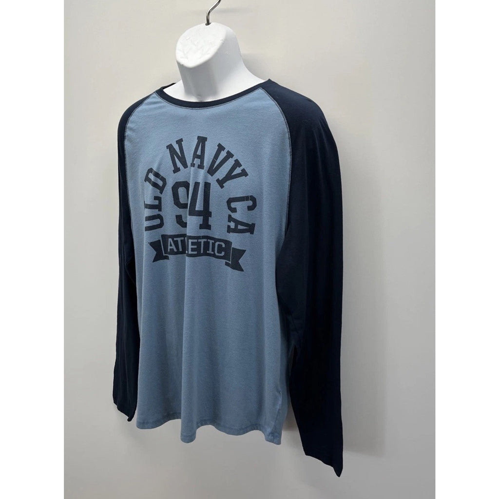 Old navy long sleeve baseball shirt old navy athletic dept. cotton blend XL