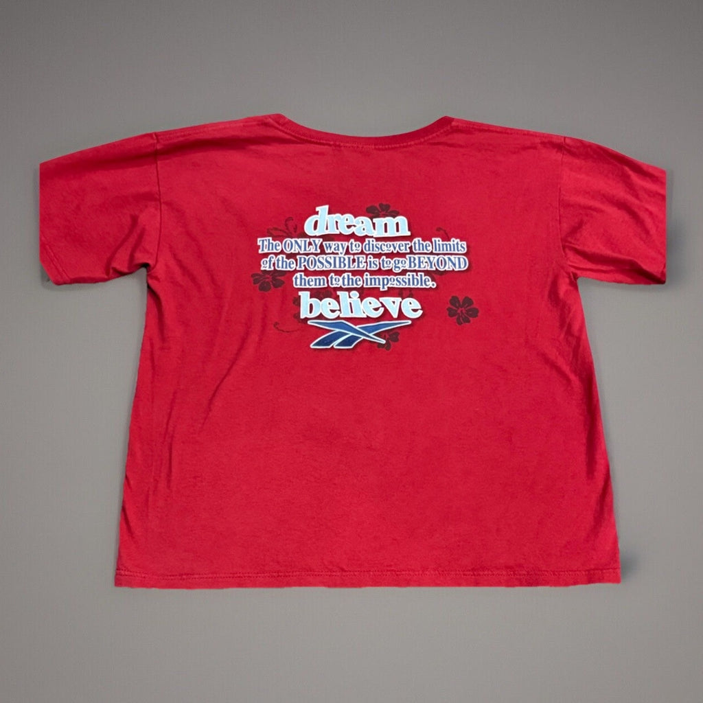 Vintage 1990’s Reebok Dream Believe T-Shirt 100% Cotton Large