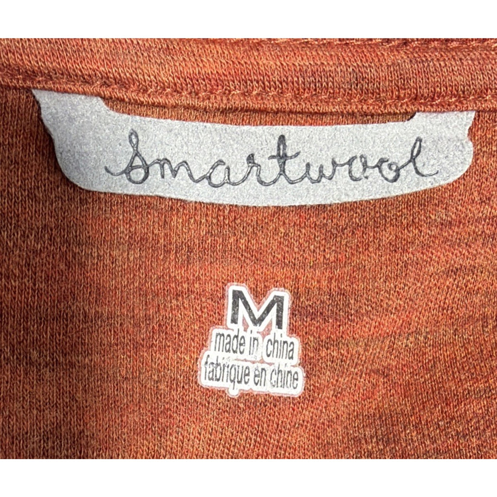 Smartwool 100% Merino Wool Base Layer Athleisure Warm Mock Neck Pullover M