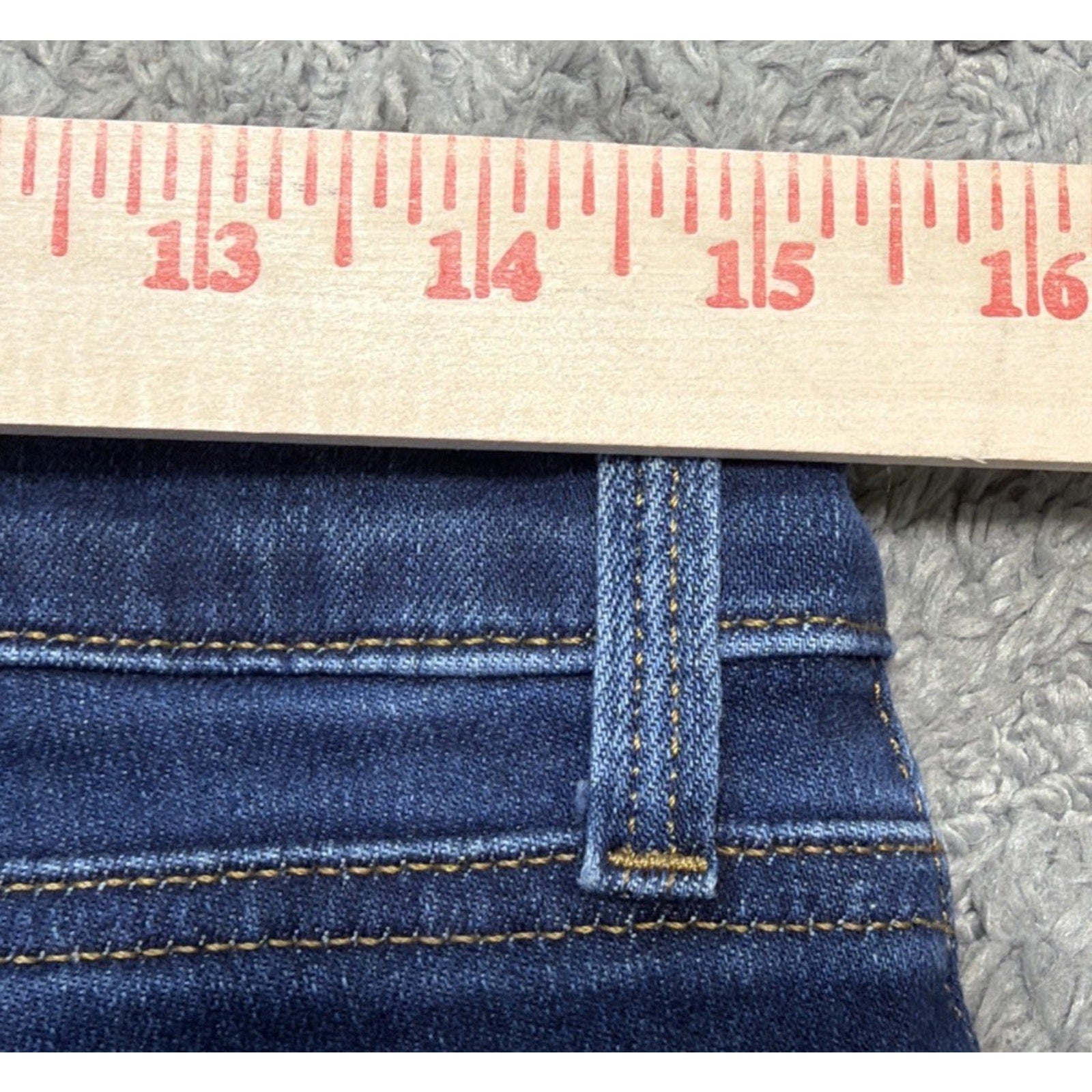 NYDJ Jeans Women's Marilyn Straight Tummy Control Pants Quinn Blue 8 Petite