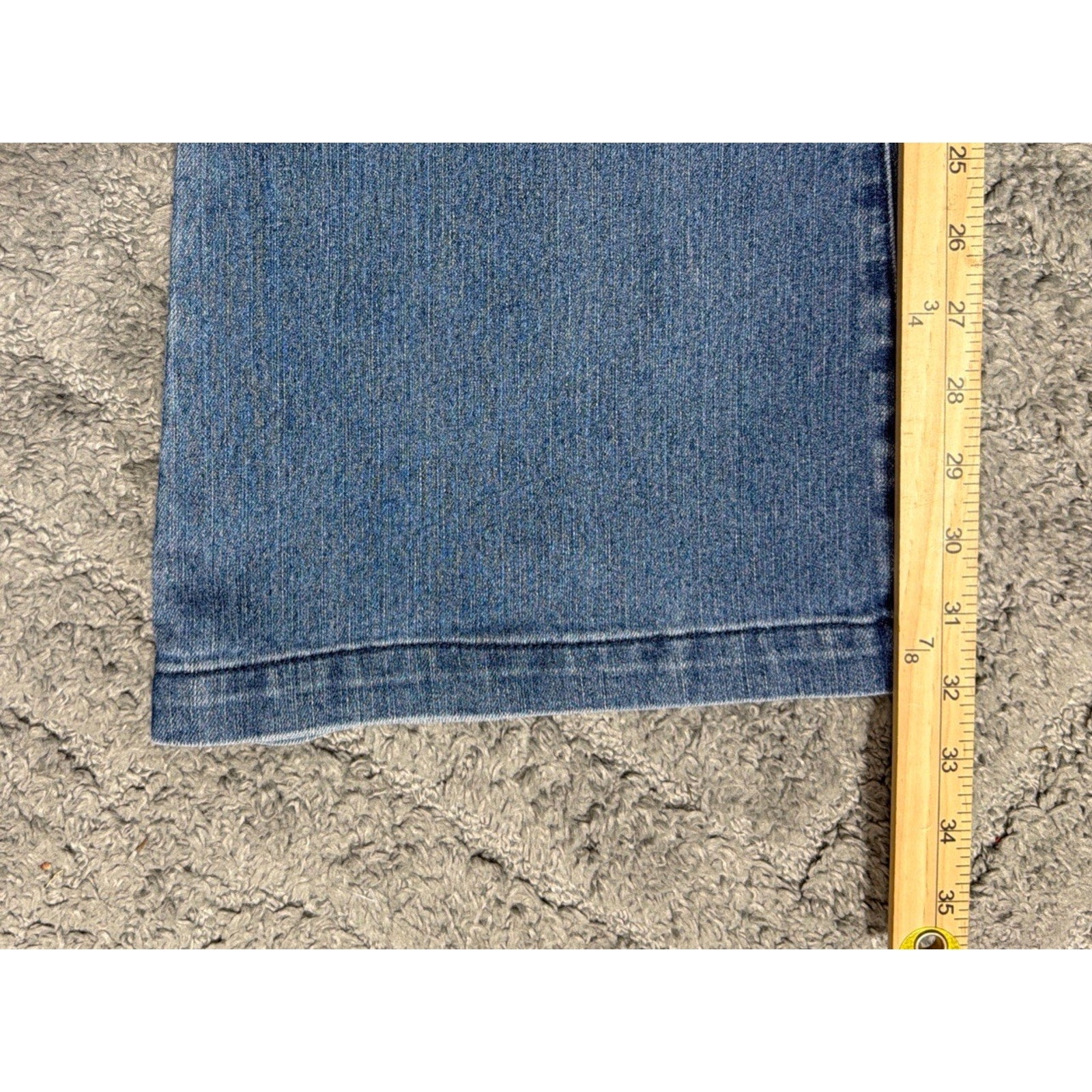 Tinseltown Women Jeans Size 13/32 Blue High-Rise Flare Summer Wash Stretch Denim