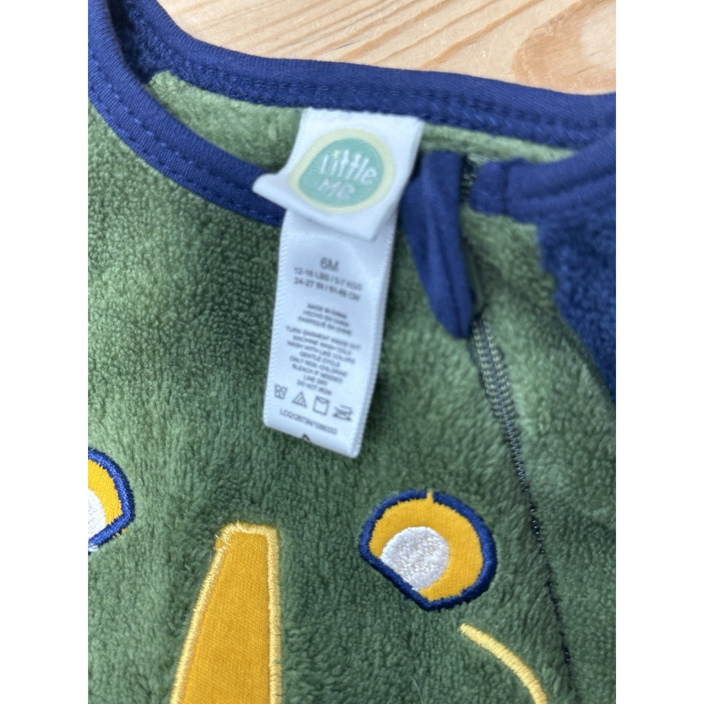 Little Me Baby Boy Size 6 Months 100 Polyester Fleece Hunter Green Snowsuit