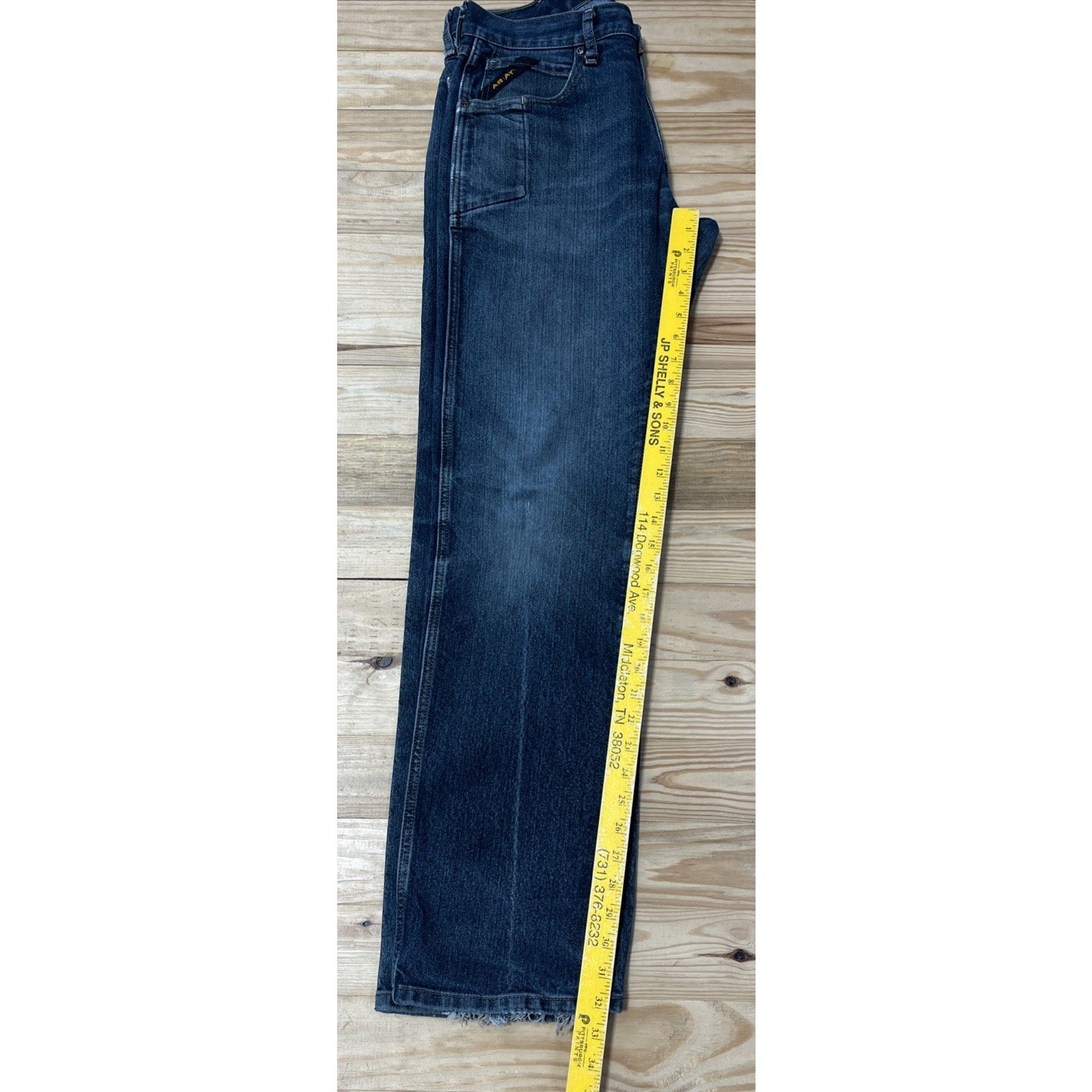 Ariat Rebar Jeans Men's Size 32x34 M5 Straight Fit Straight Leg Medium Wash Work