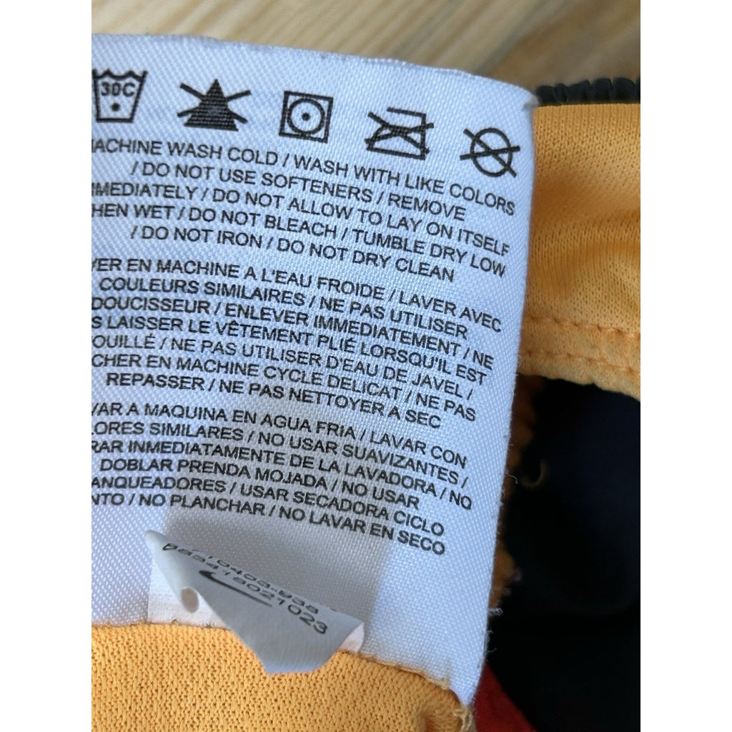 Nike Women's Size Medium Athletic Shorts Dri Fit Gym Run Charcoal With Liner.