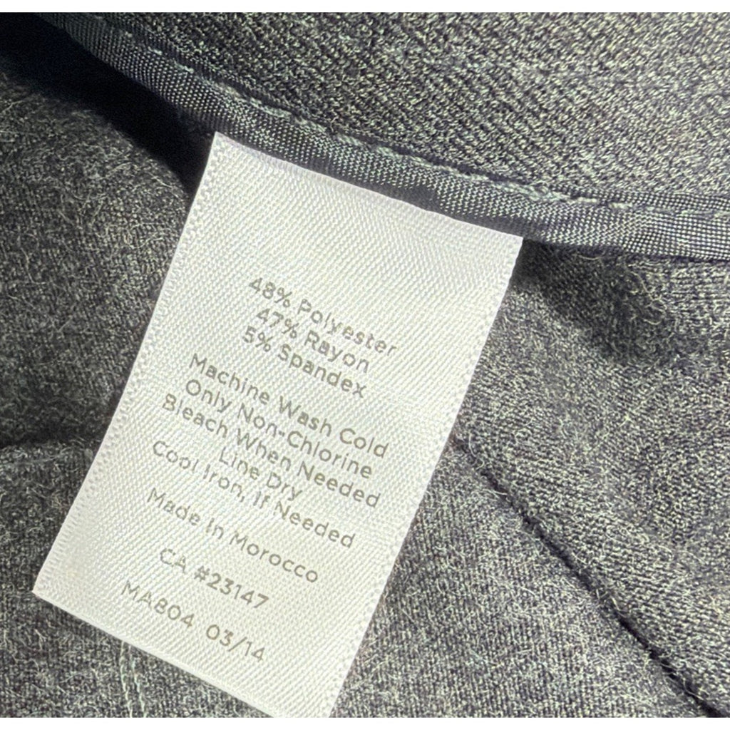 Talbots Heritage Straight Leg Dress Pants Womens Size 6 Gray 30x30