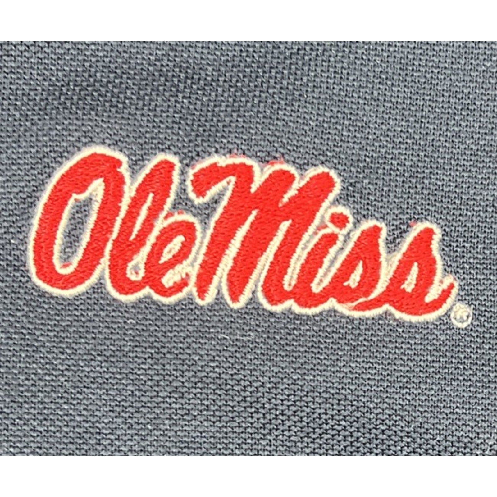 Women’s Antigua Ole Miss Rebels Tribute Performance Navy Polo Size Large