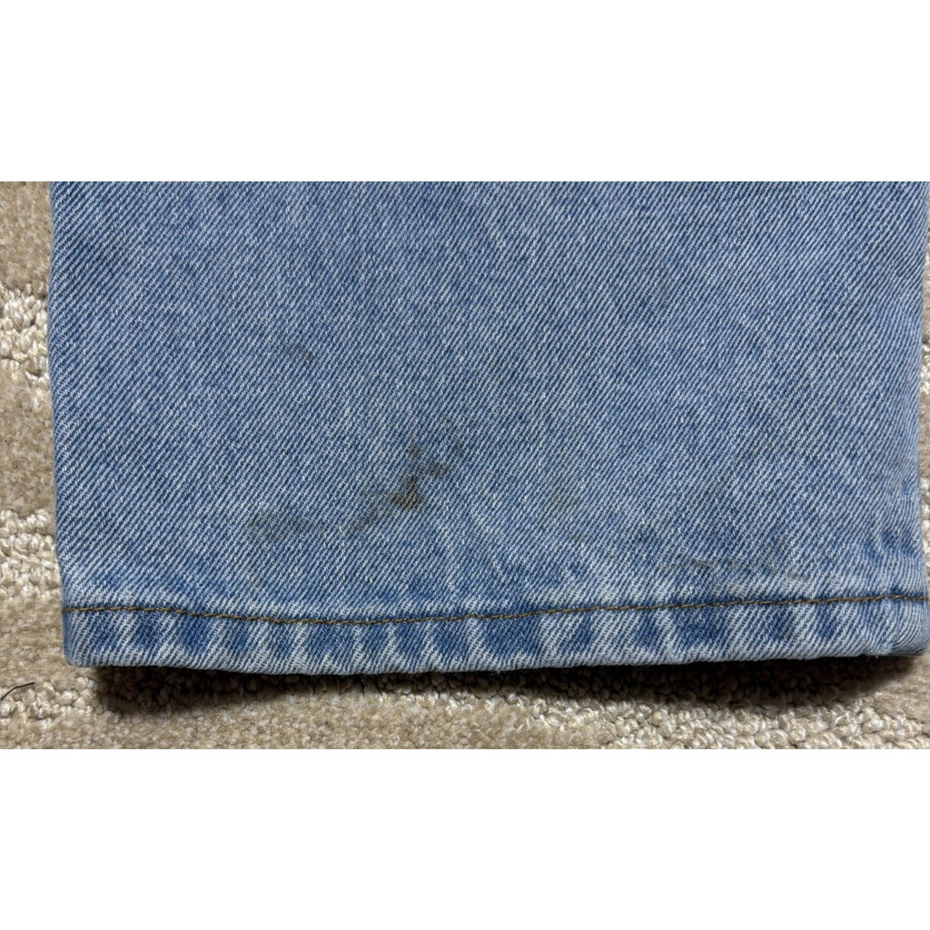 Princess Polly Straight Leg Jeans Women Size 2 High-Rise Paint Art 28x29