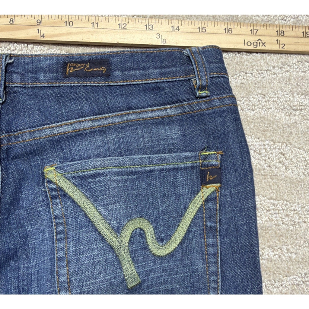 Citizens of Humanity Kelly #085 Stretch Boot Cut Low Waist Jeans Women's Size 30