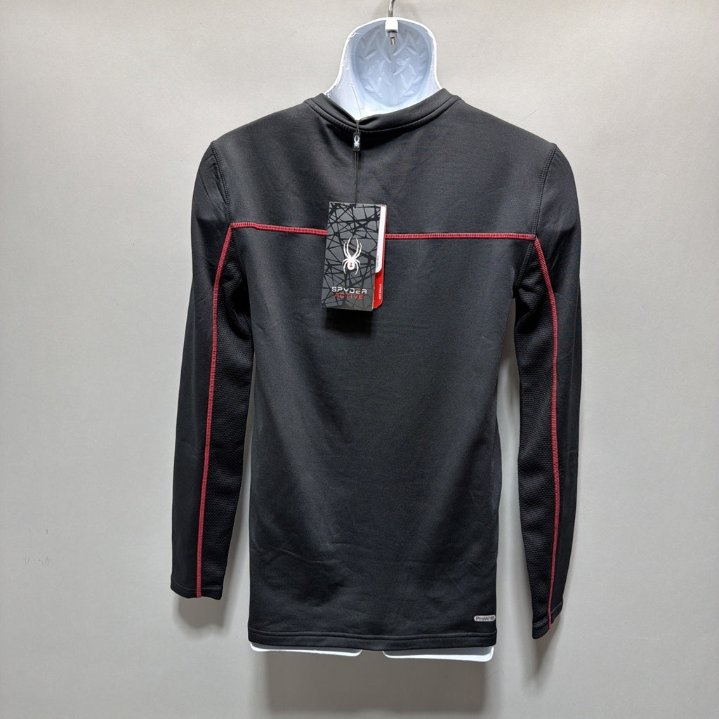 Spyder Active Pro Web Men’s Compression Shirt Black Red Size Small NWT Msrp 78$