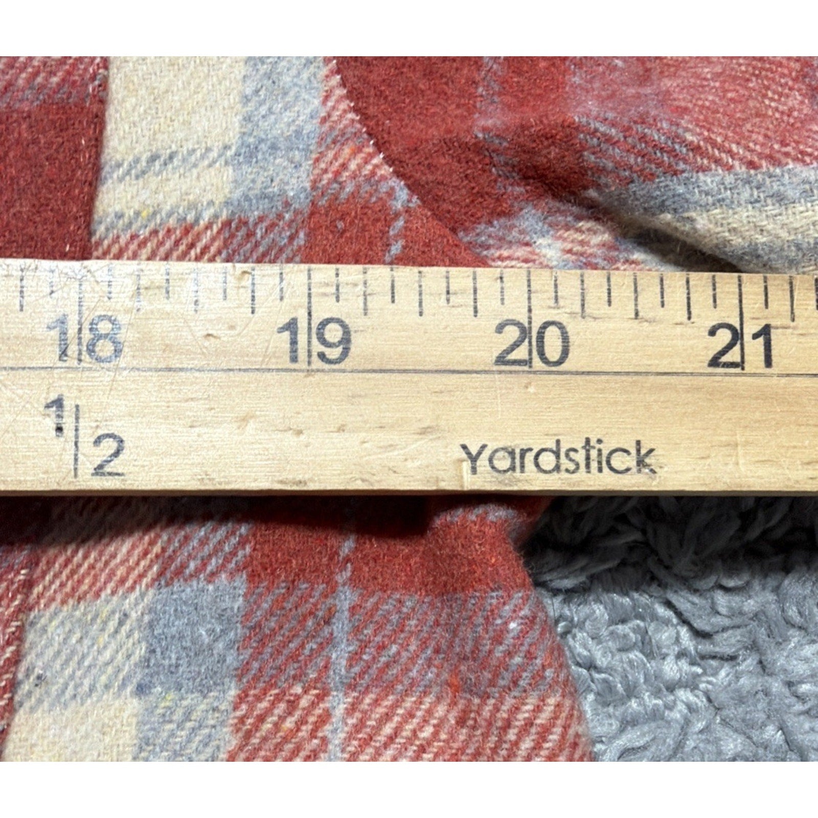 Zeagoo Oversized Plaid Flannel Shacket Button Down Long Sleeve Coat Small NWT