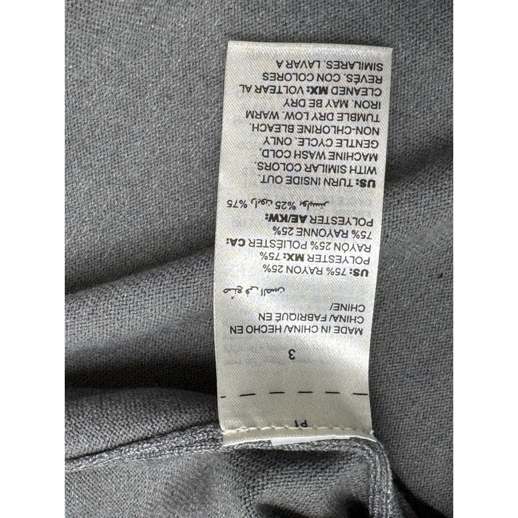 Chico's Sweater3Women's Small Gray Long Sleeve Pullover Knit