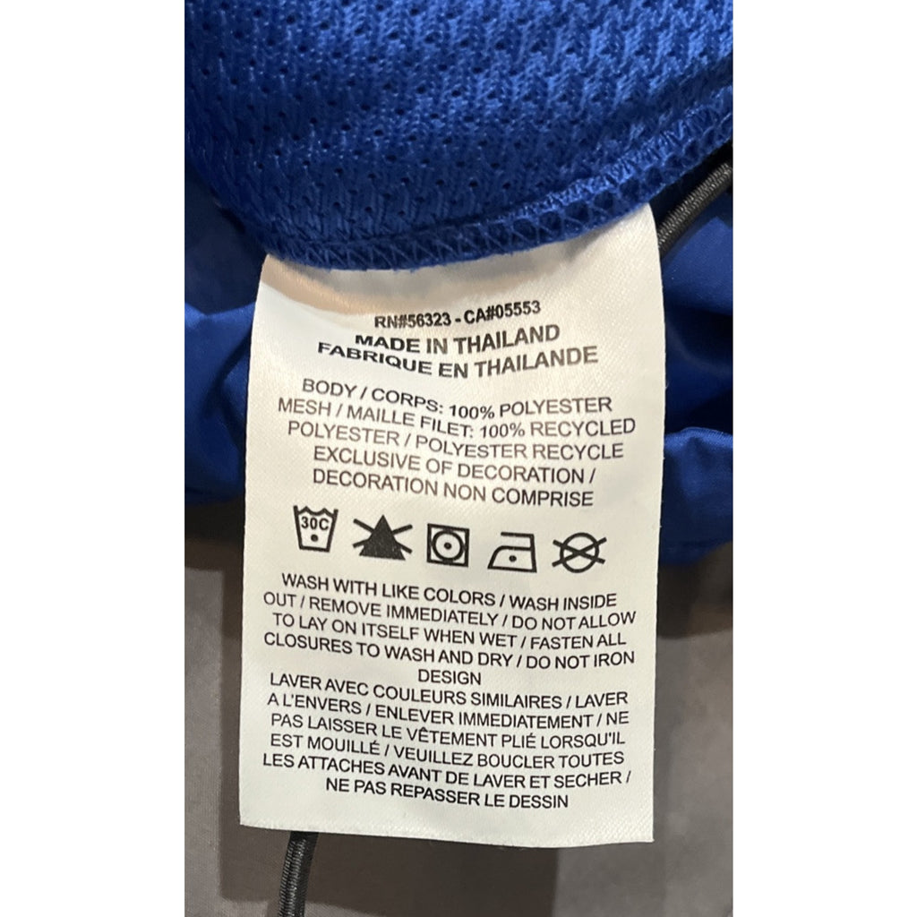 Nike Baseball Softball Short Sleeve Cage Wind Jacket Women's Blue Large