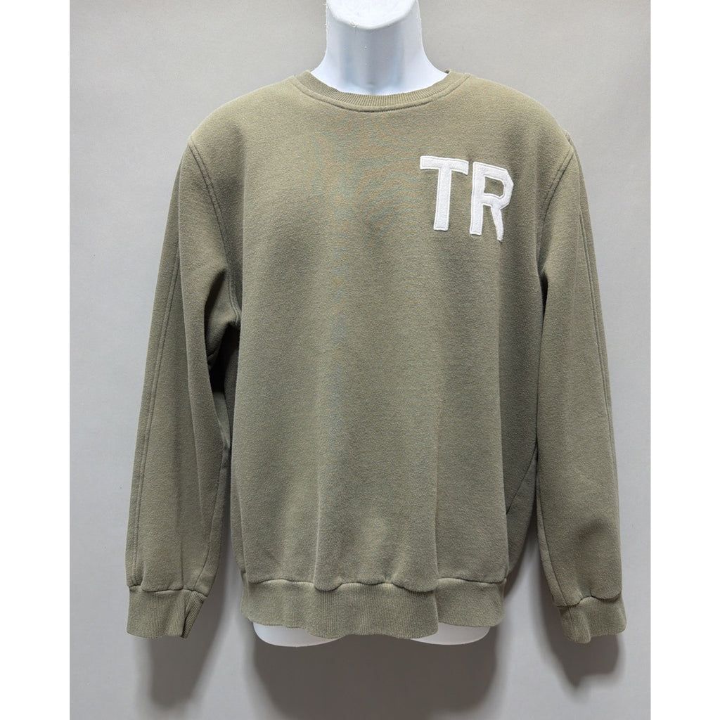 True Religion Fleece Crewneck Buddha Green Size Large
