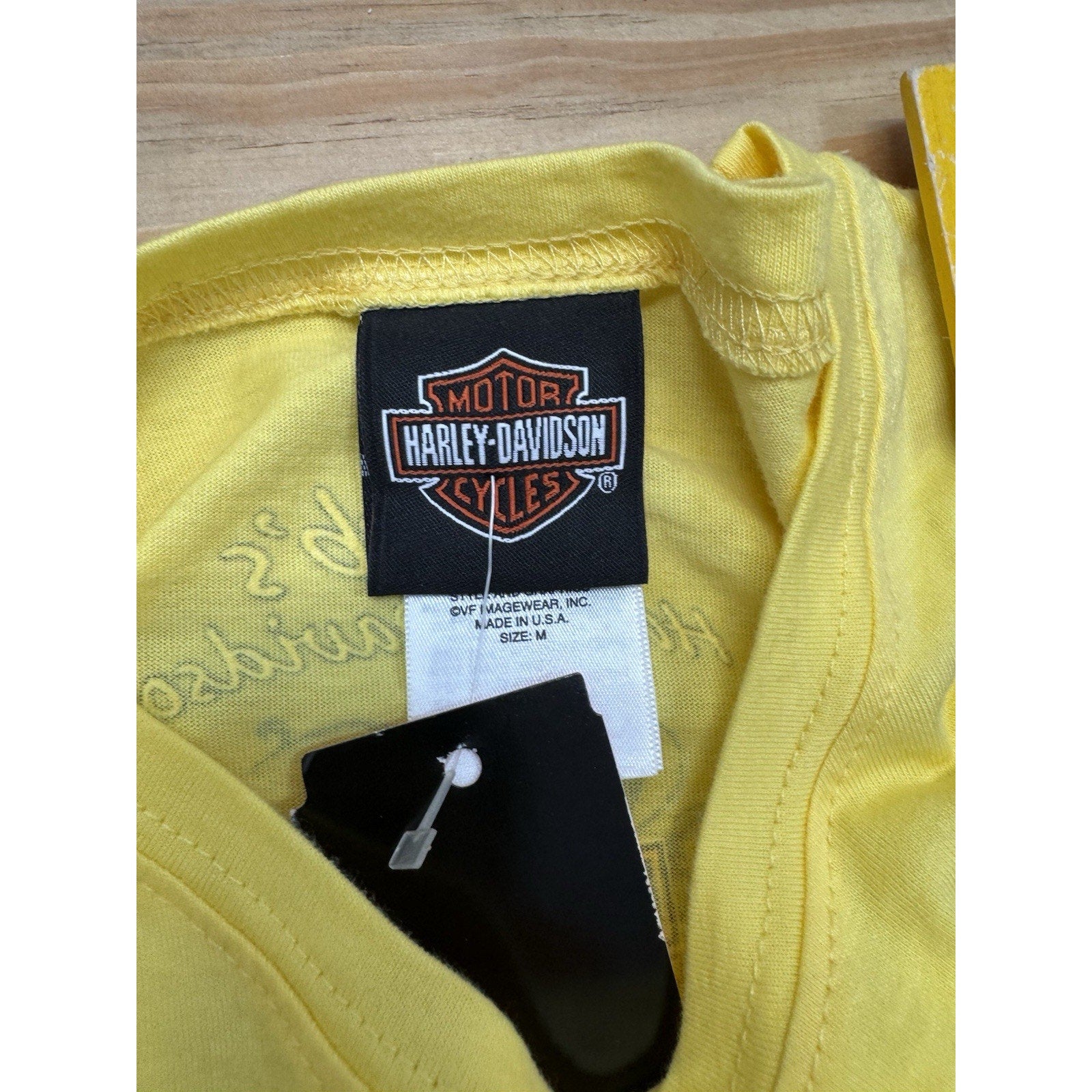 Barb’s Harley Davidson Philadelphia, PA Women’s M Yellow Short Sleeve T-Shirt