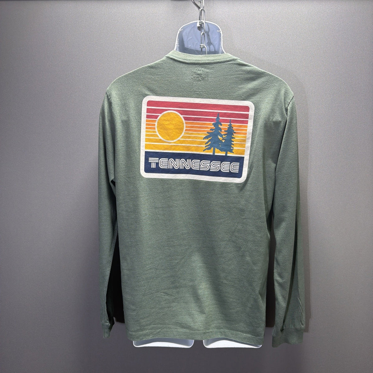 Tennessee T-Shirt Emerald City Green Long Sleeve Tee Shirt The Great Outdoors M