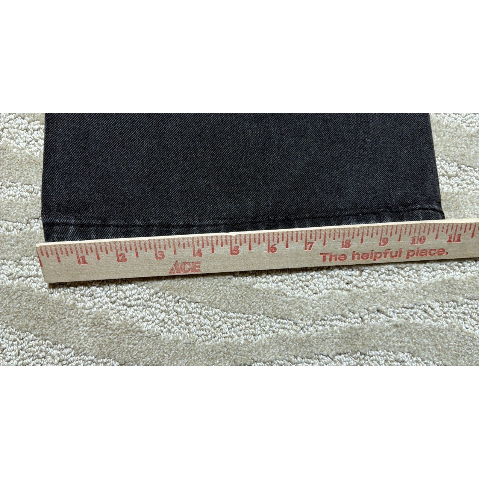 J FOR JUSTIFY Y2K Black Wide Leg Baggy Jeans Size 1 28x29
