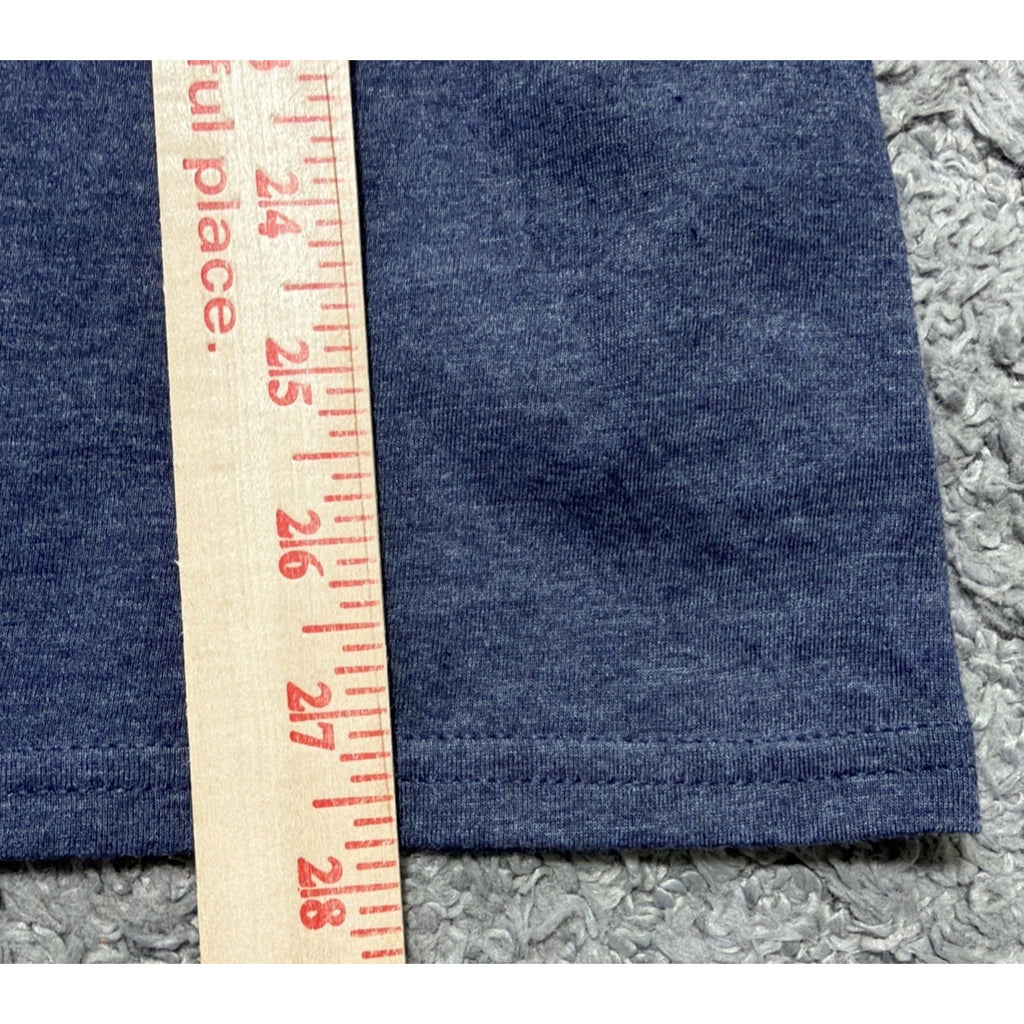 Sure Right After This Raid Gamer T-Shirt Navy Heather Blue Size Medium