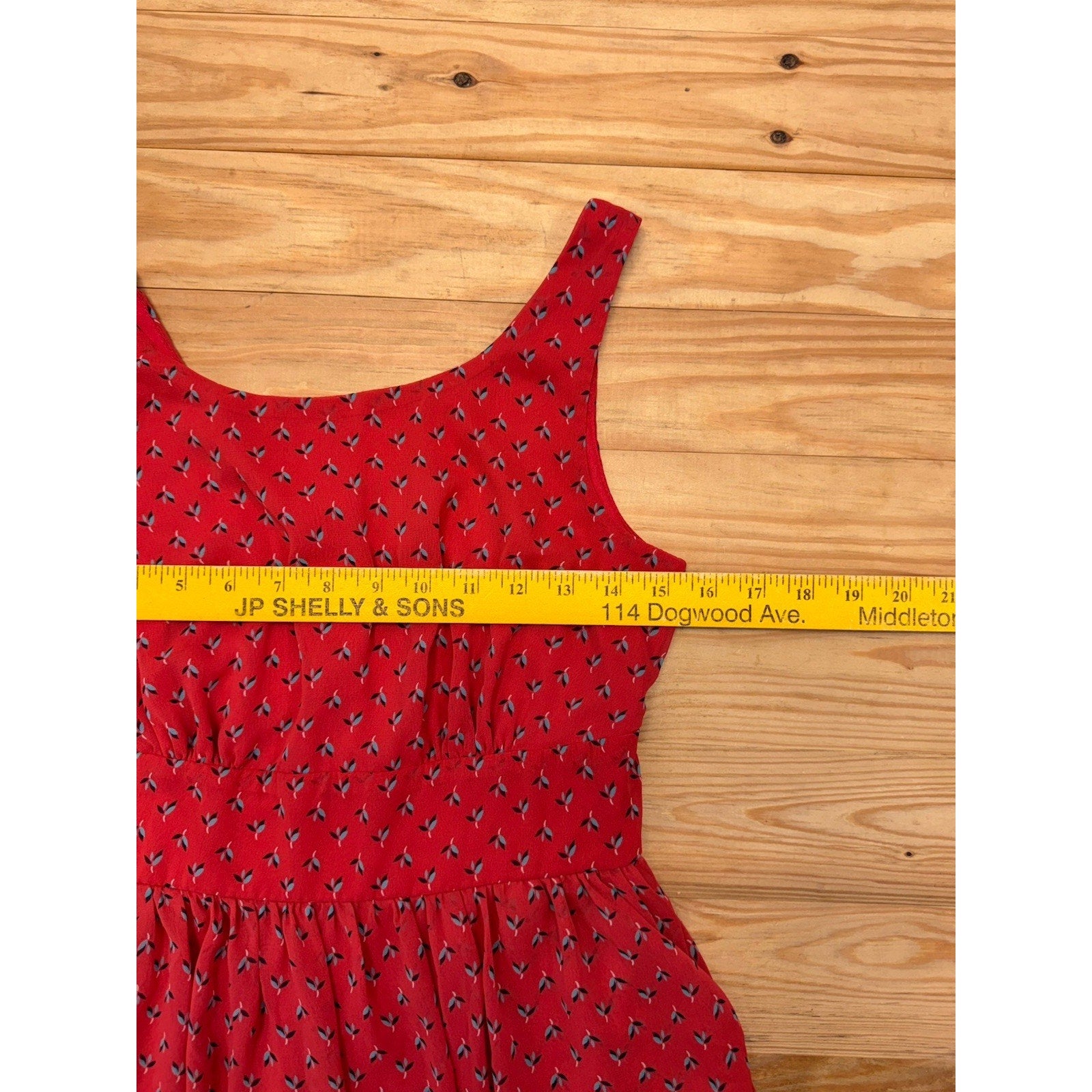 Maurices Coral Sleeveless Dress Juniors Size 5/6 Pockets