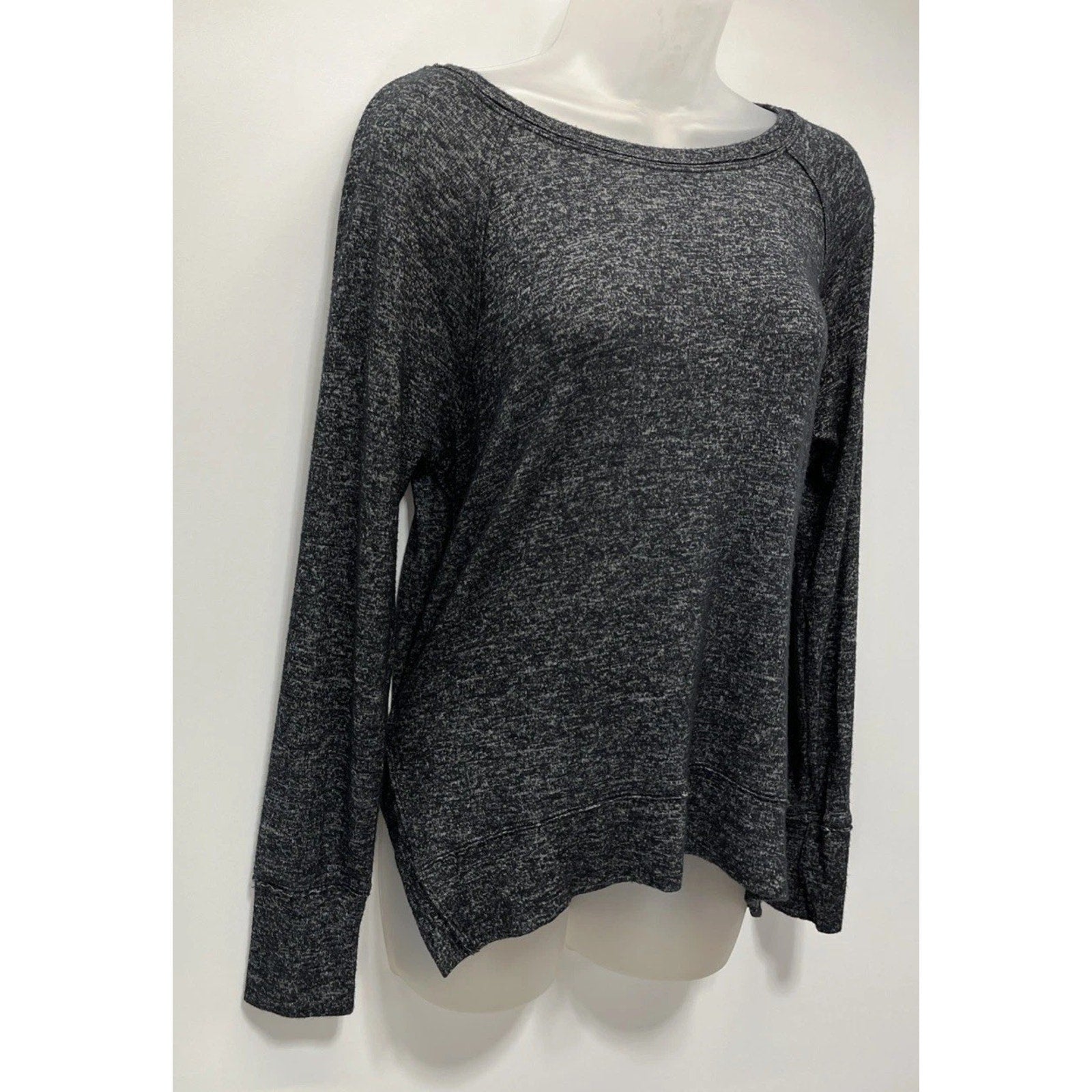 Calvin Klein Performance Quick Dry Top Charcoal Gray Athletic Fleece M