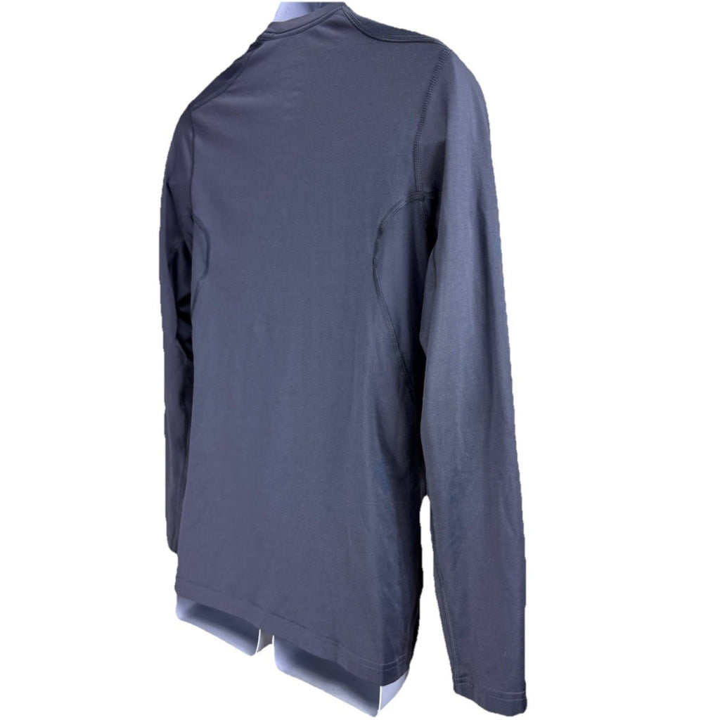 Nike Pro Combat Shirt Men’s Small Blue Fitted Dri-Fit Long Sleeve Sweatshirt