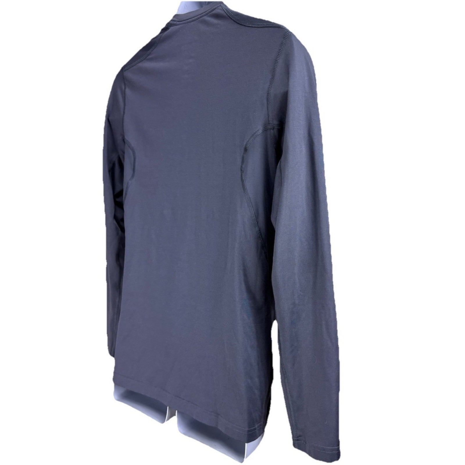 Nike Pro Combat Shirt Men’s Small Blue Fitted Dri-Fit Long Sleeve Sweatshirt