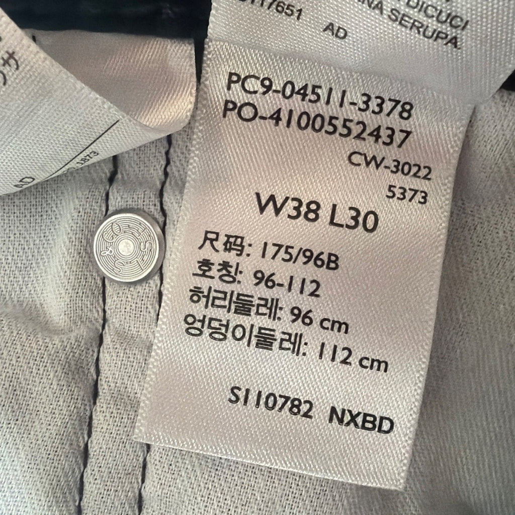Levi's 511 Slim All Seasons Tech Pants Black Stretch 38X30 NWOT