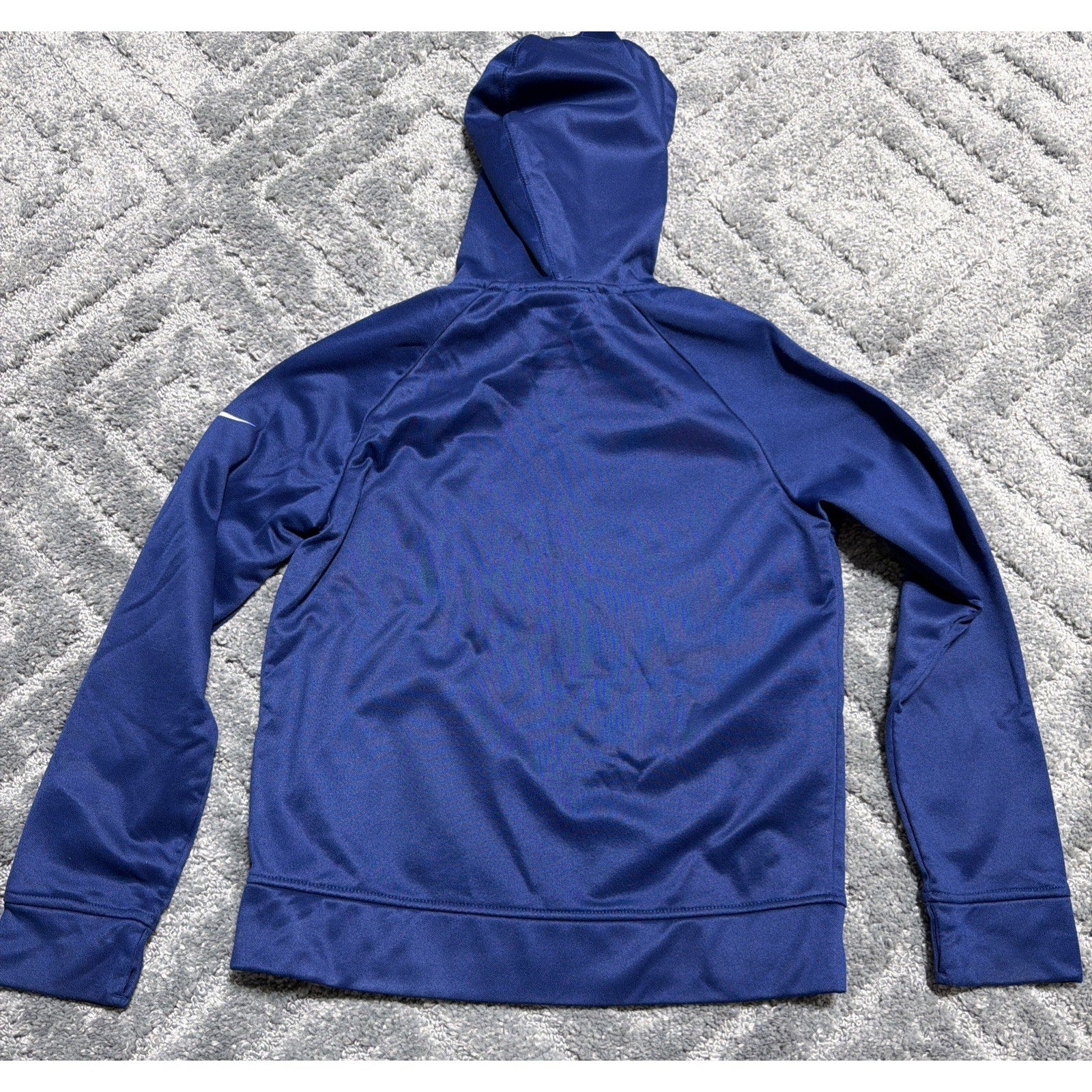 Nike hooded therma-fit jacket Youth Size Large Blue