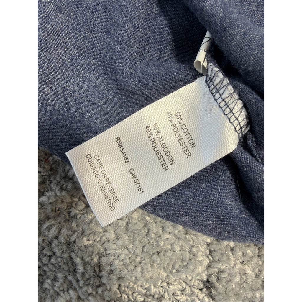 DALLAS COWBOYS G 3 For Her APPAREL WOMEN'S V Neck T SHIRT XXL BLUE Excellent