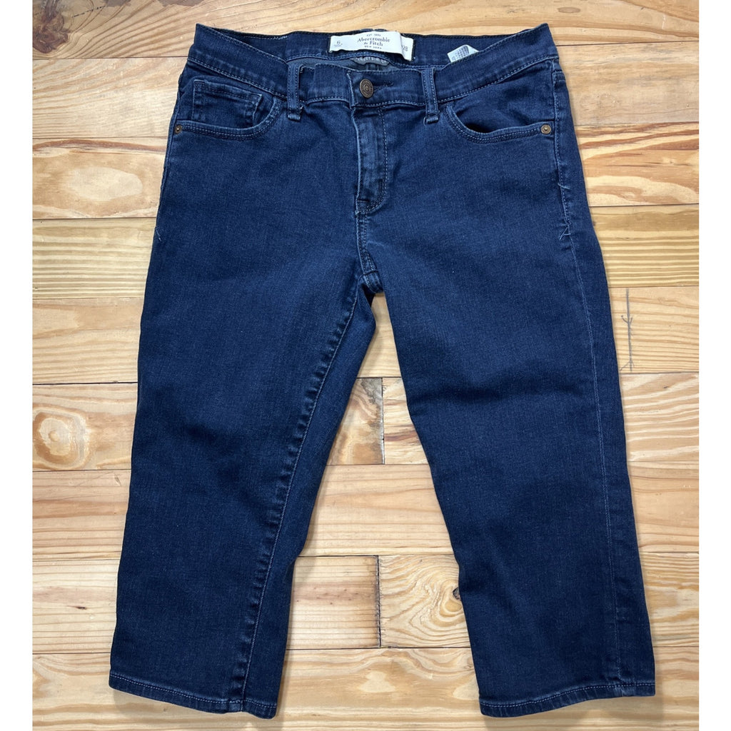 Abercrombie & Fitch Perfect stretch denim capri size 6