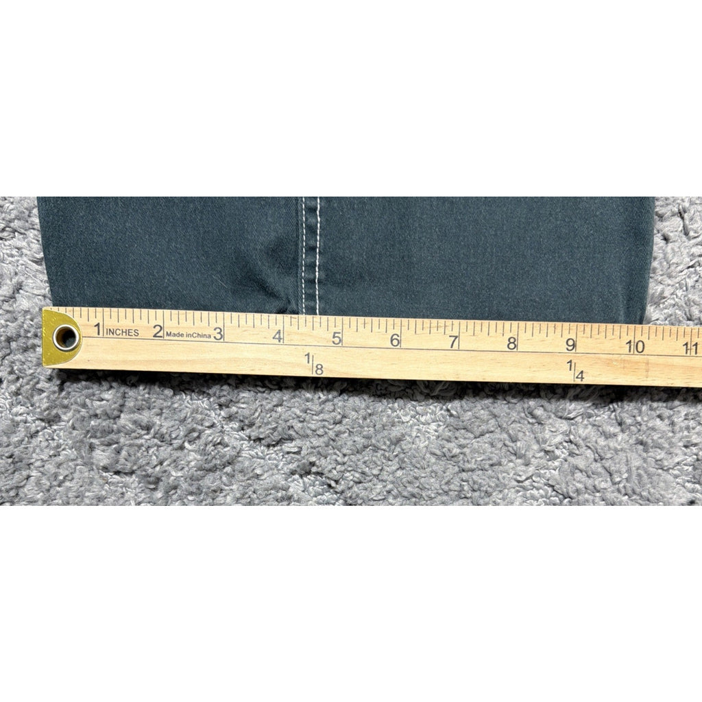 Rachel Paige Cargo Tan Sz M High Rise Elastic Waistband Wide Leg Casual Pants