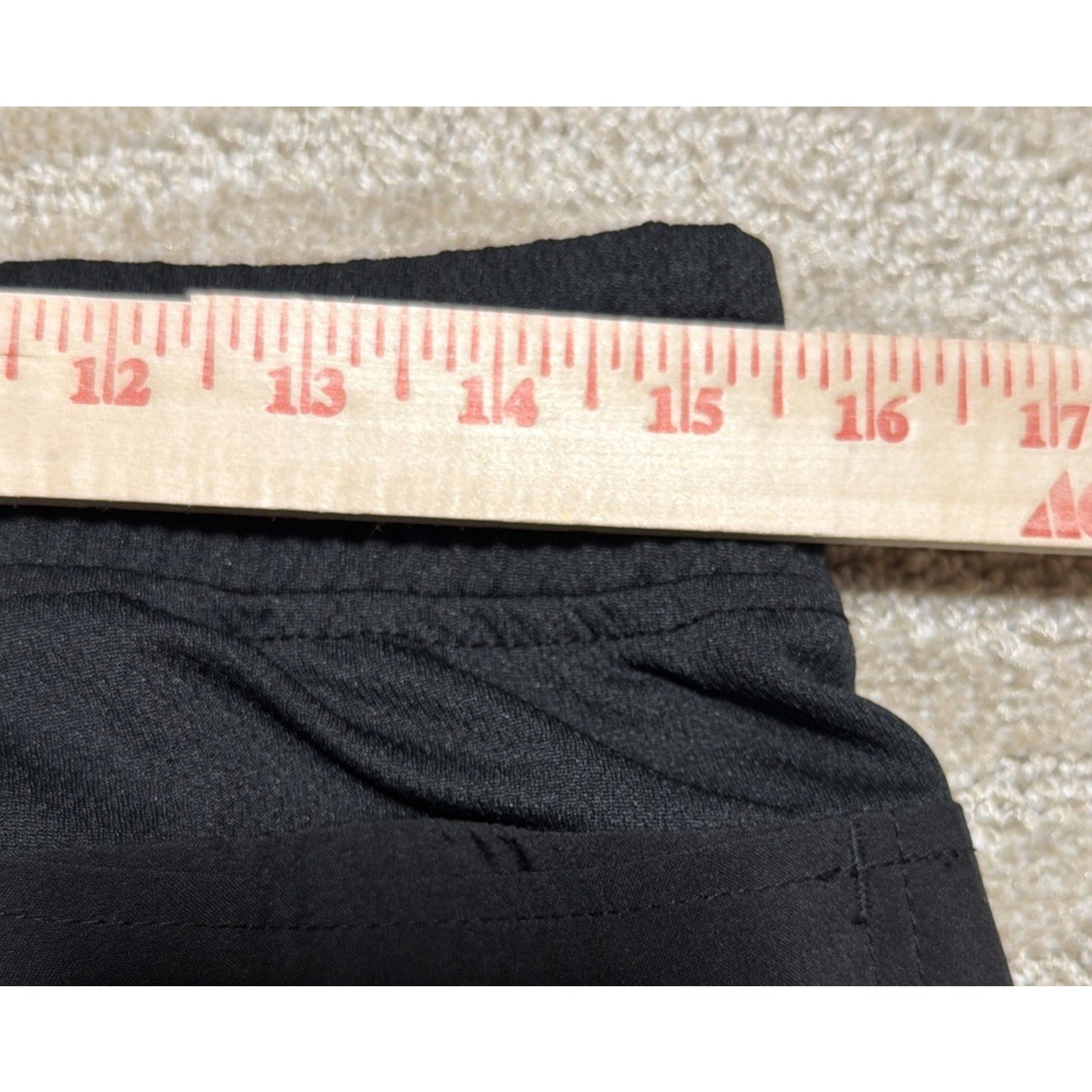 Scrubstar Unisex Drawstring Straight Leg Scrub Pant Size L Black Excellent