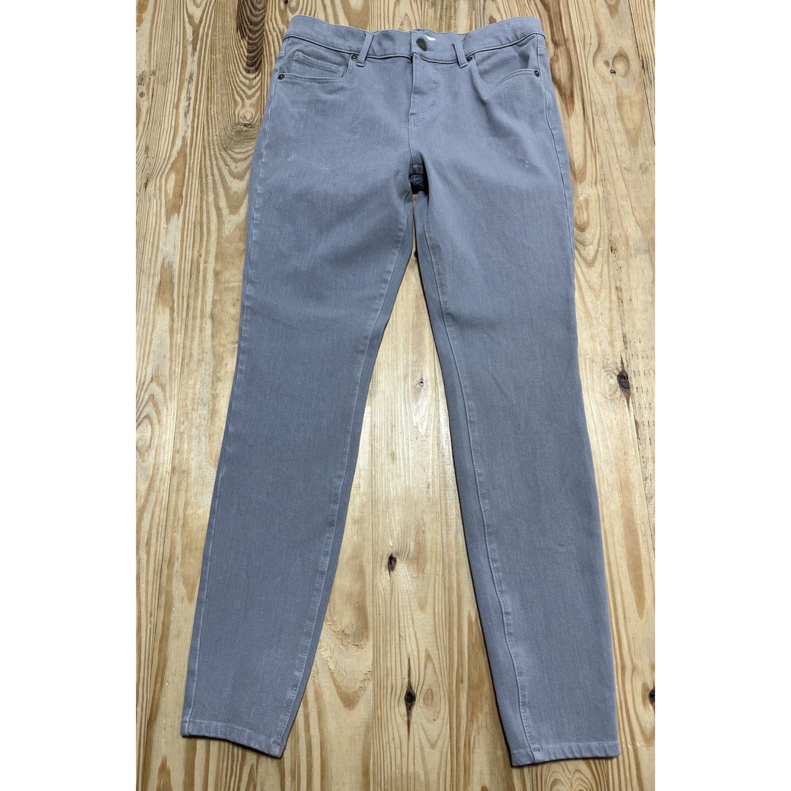 LOFT Women's 29/8 Legging Skinny Pants Gray Stretch Mid-Rise Jegging