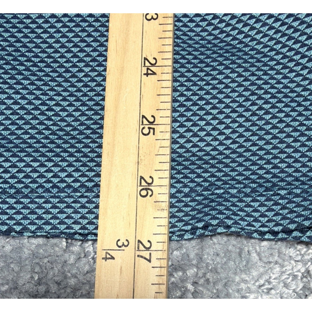 Express Geo Pique Everyday Performance Polo Sz M Casual Preppy