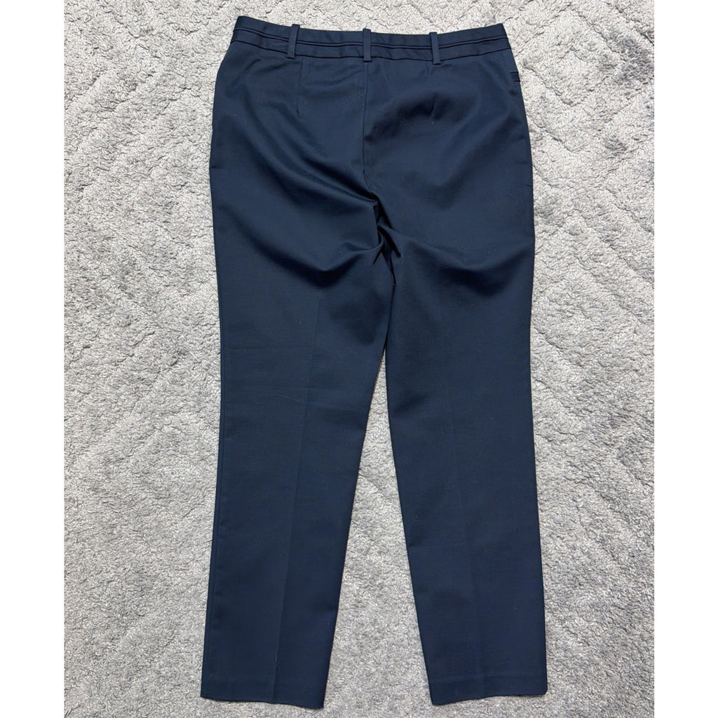 Calvin Klein Collection Women 10 Dress Pants Blue Green Trouser Suit Formal NWT