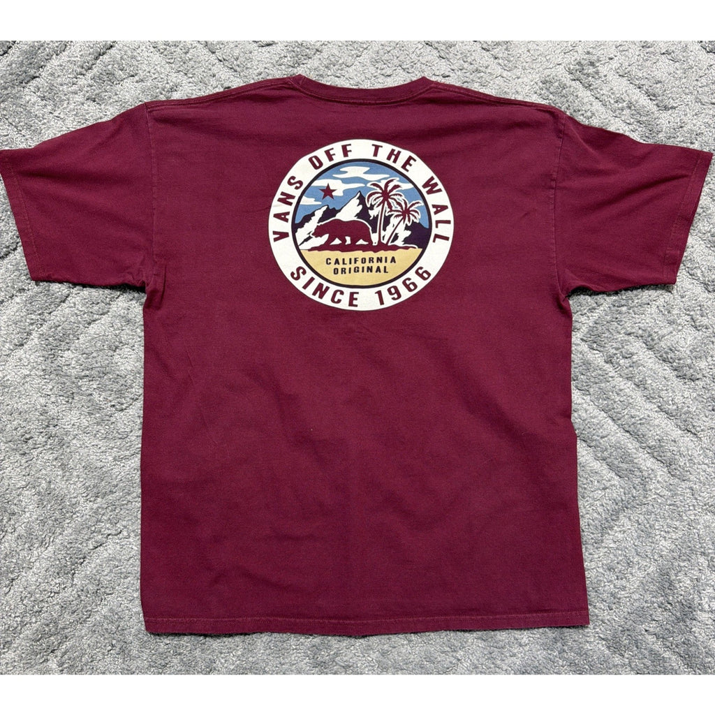 VANS California Orig Off The Wall Short Sleeve T-Shirt XL Skate Skateboarding