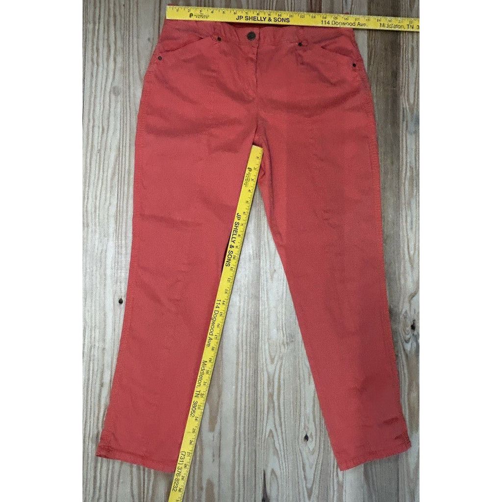 Chicos Pants 1 US Medium So Slimming Stretch Front Seam Career Minimalist Casual