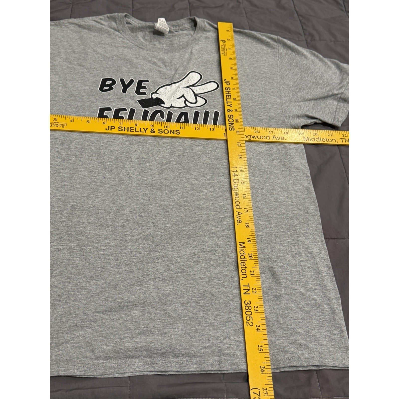Bye Felicia Peace Funny Humor Hands Size Adult Medium Cotton T-shirt