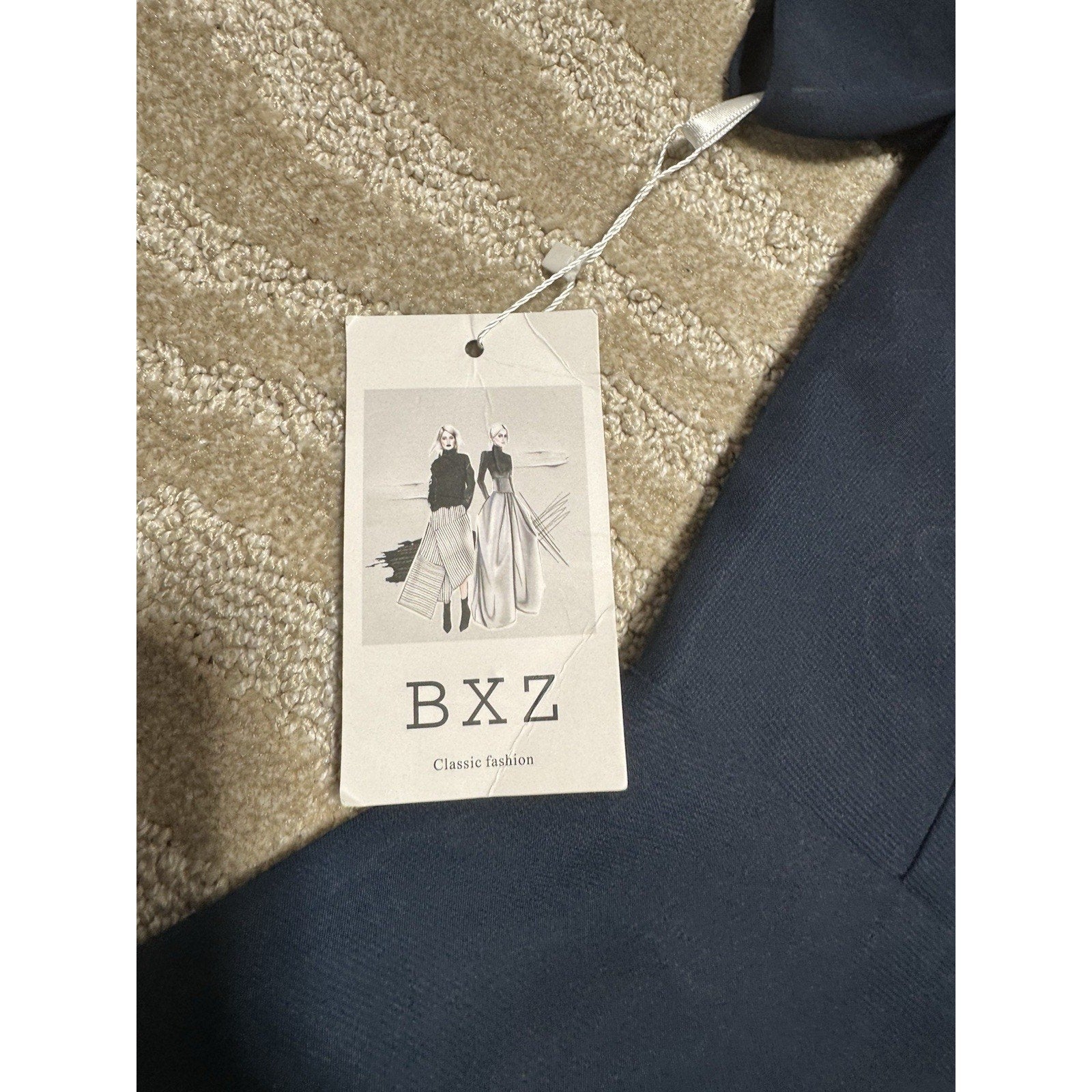 NWT BXZ Girls Size 10 Dusty Blue Chiffon Maxi Dress Puff Sleeve Formal