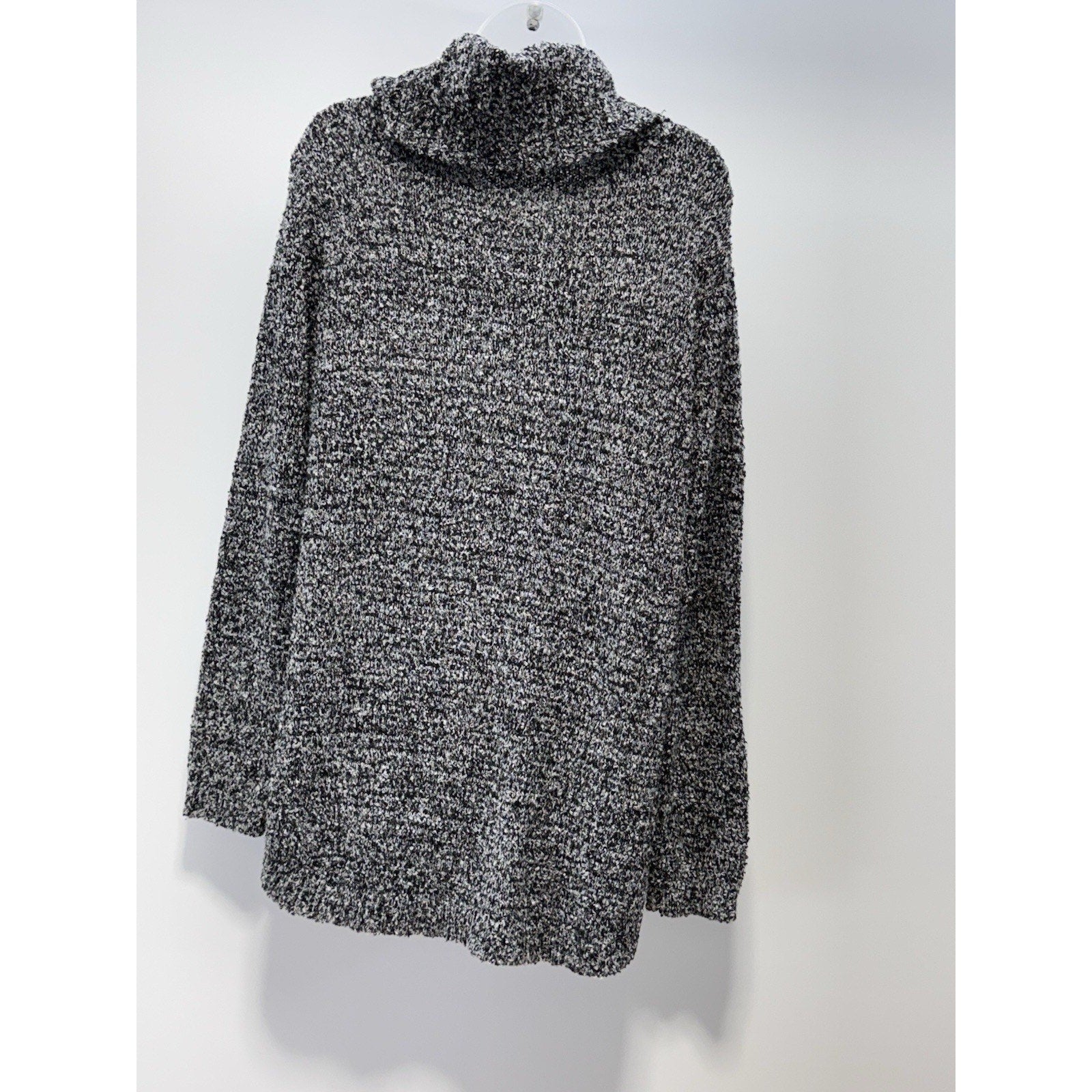 Apt. 9 Black White Cowl Neck Sweater Casual or Dress Soft Stretchy Women’s XL