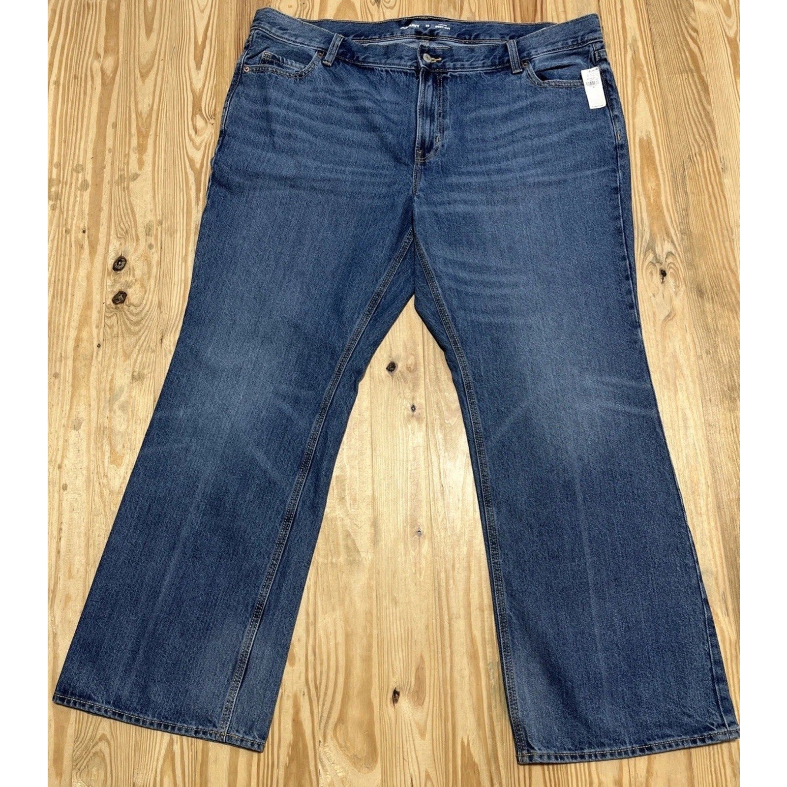 Old Navy Bootcut Jeans Womens 20 Low Rise Medium Wash Denim Cowgirl Western NWT