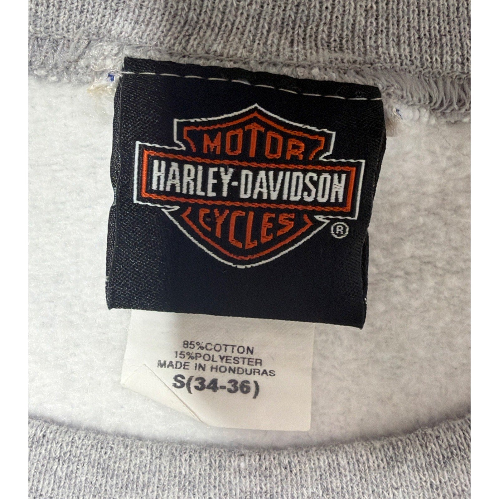 Harley-Davidson Gray Hillbilly Fleece Sweat Shirt Size Small Gatlinburg TN 2016