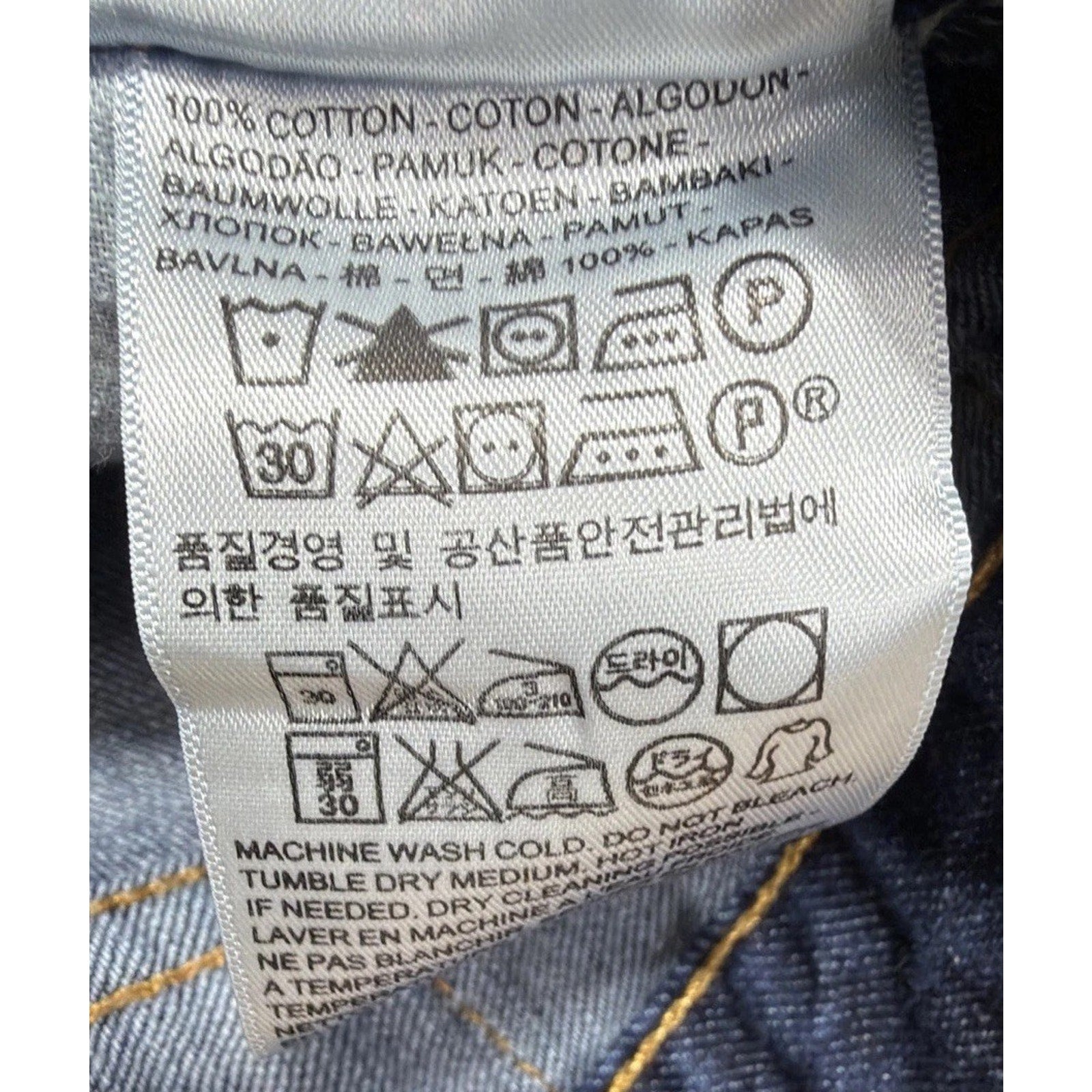 Levis 514 Denim Blue Jeans Mens 30x32 Straight Leg Regular Fit Work Wear
