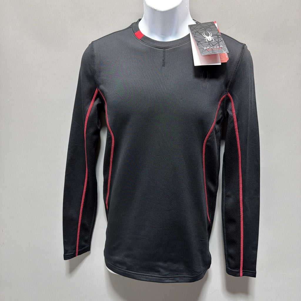 Spyder Active Pro Web Men’s Compression Shirt Black Red Size Small NWT Msrp 78$
