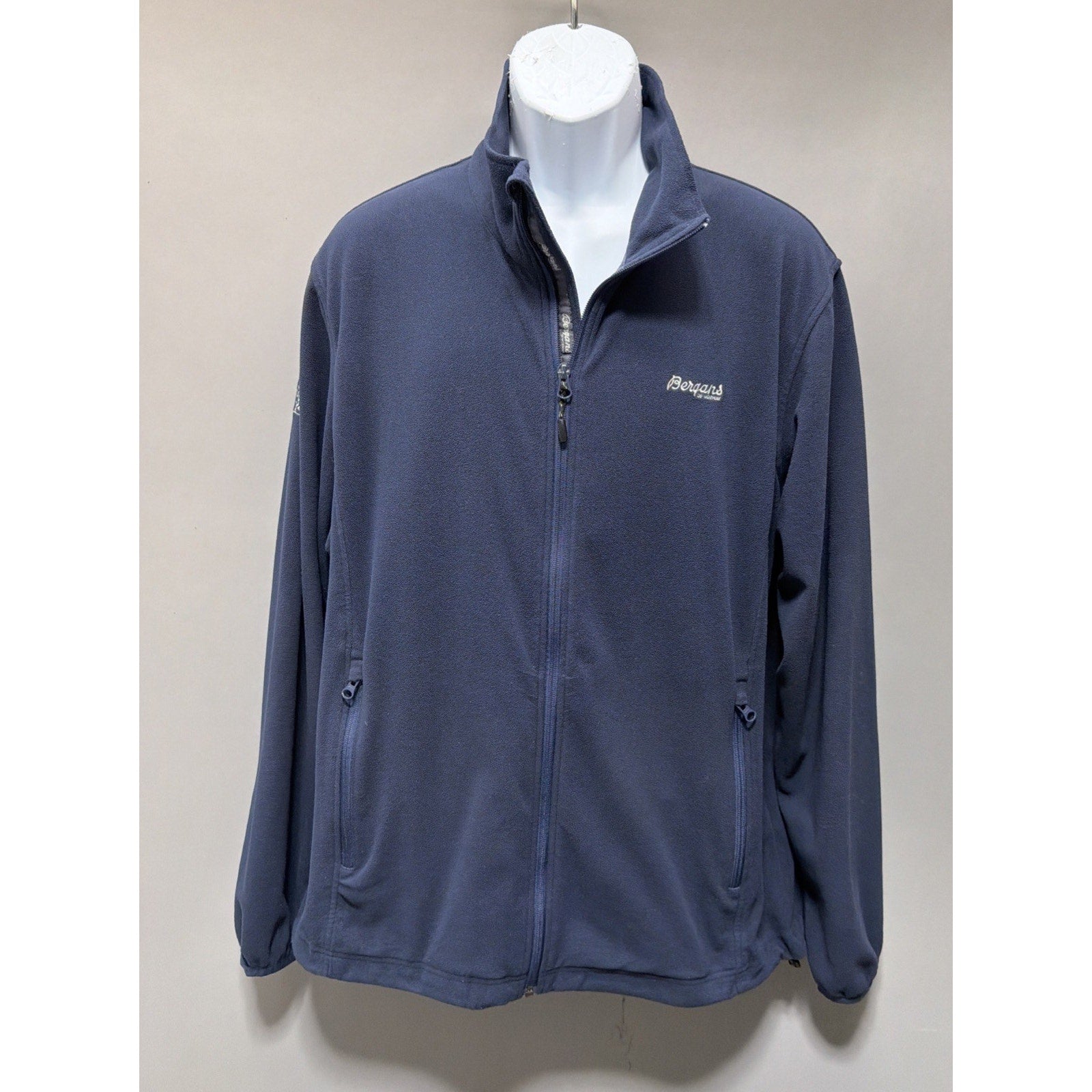 BERGANS OF NORWAY Men’s 5810 Park City Full Zip Cardigan Fleece Size XXL
