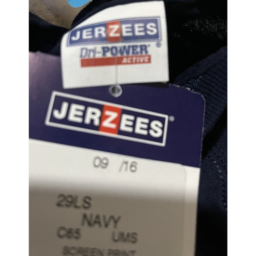 Jerzees Navy Blue University of Mississippi Jersey Men's Size Small New