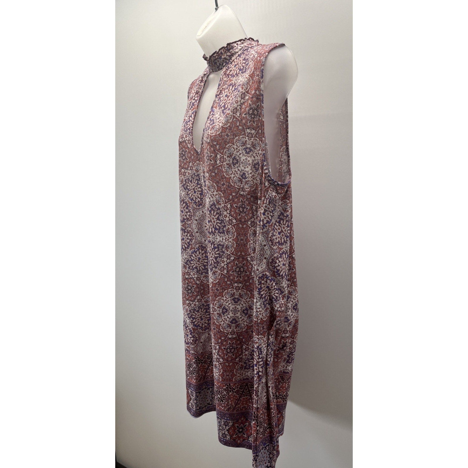 Speechless Women's Multi Color Geometric Short Dress Size 2X